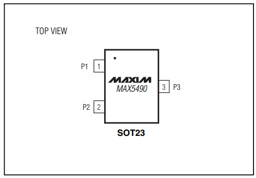 MAX5490VC10000+T